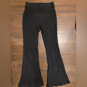 Black Aerie waffle knit leggings